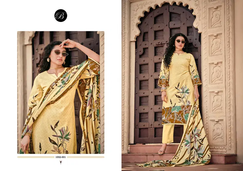 Belliza Raazi Cotton Digital Printed Dress Material Collection